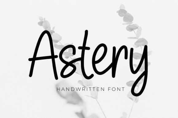 Astery: A Handwritten Script Font for Branding and Design Projects