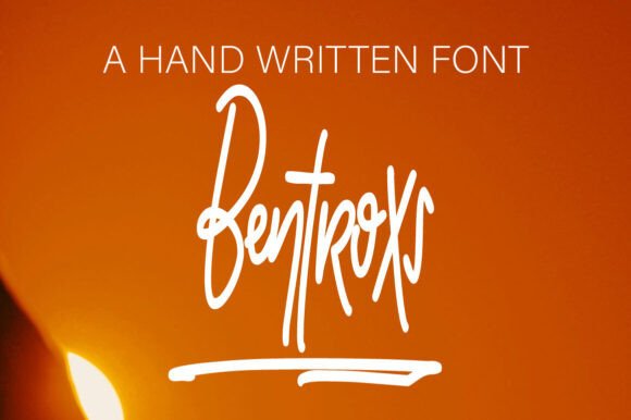 Bentroxs: A Script Typeface Built for Signature Logos
