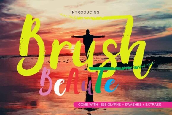 Brush Beaute: A Hand Brush Script Font for Handmade Products