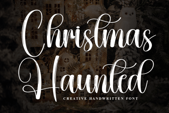 Christmas Haunted Font: A Stylish Script for Small Business Branding