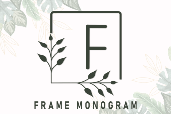 Frame Monogram: A Decorative Font That Elevates Editorial Design