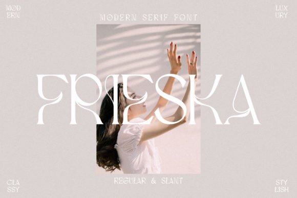 Frieska: A Decorative Serif Font for Handmade Projects