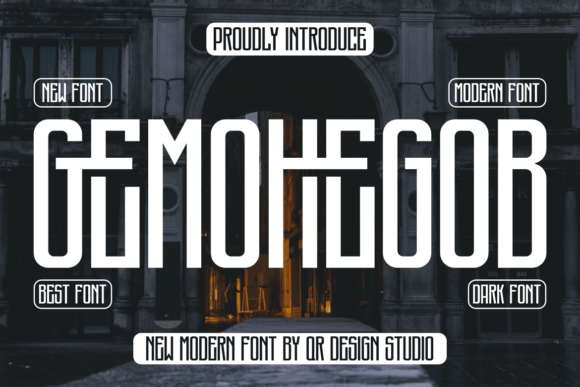 Gemohegob: A Serif Font for Handmade Product Makers