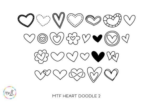Heart Doodle 2: A Playful Typeface for Romantic Editorial Design