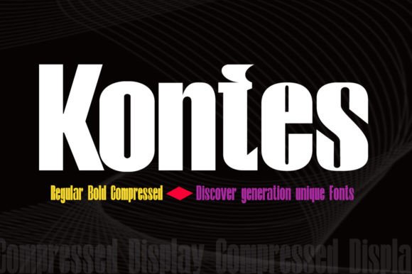 Kontes: A Modern Sans Serif Font That Gives Your Small Business a Polished, Trustworthy Look