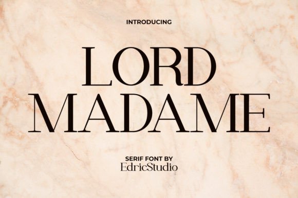 Lord Madame Font: A Vintage Serif for Modern Web Design