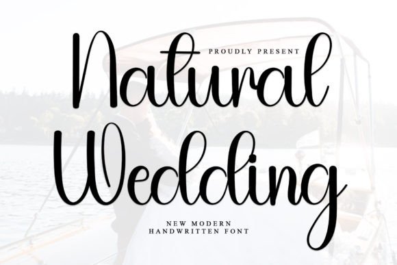 Natural Wedding: A Handwritten Font for Editorial Design