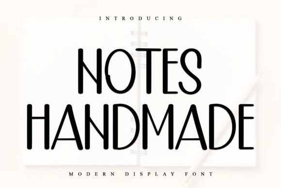 Notes Handmade: A Script Font for Polished Branding