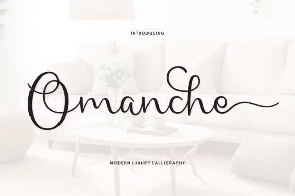 Omanche: A Refined Script Font for Editorial Design