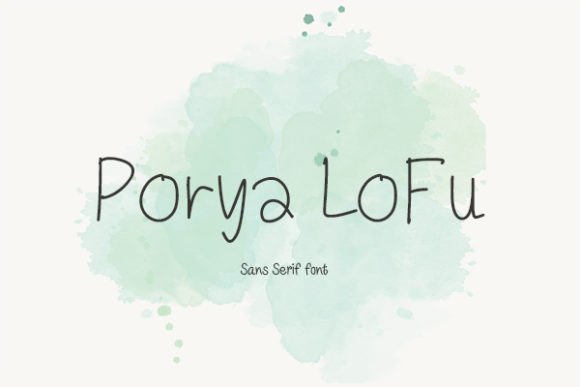 Porya Lofu: A Cheerful Sans Serif Font for Small Business Branding