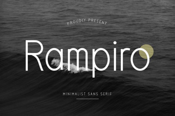 Rampiro: A Minimalist Sans Serif Font for Clean Editorial Design