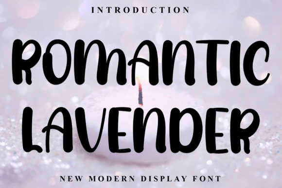 Romantic Lavender Script Font for Publishing and Editorial Design