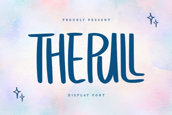 The Pull Font: A Handwritten Script for Crafters and Product Creators