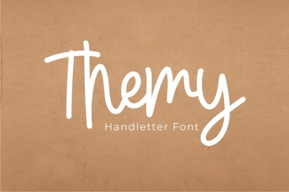 Themy Script: A Handwritten Font for Editorial Design