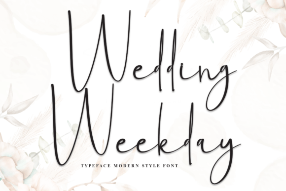 Wedding Weekday: A Handwritten Script Font for Modern Web Design